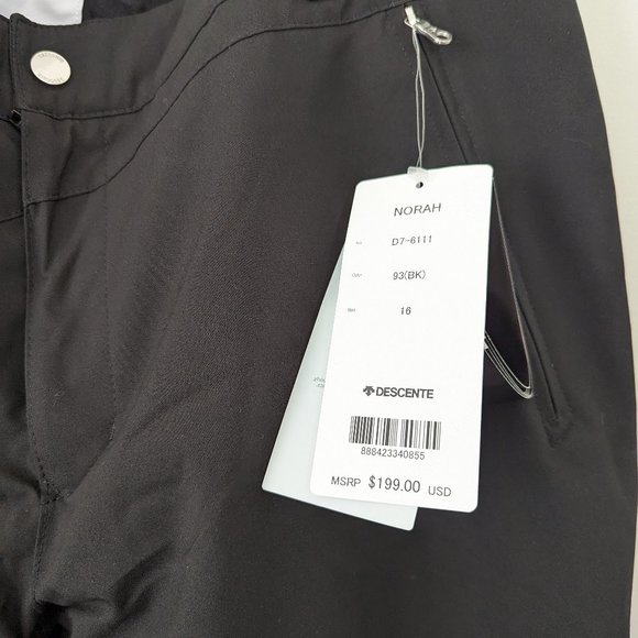 Descente Norah Insulated Ski Pants Size 16 - Picture 3 of 4